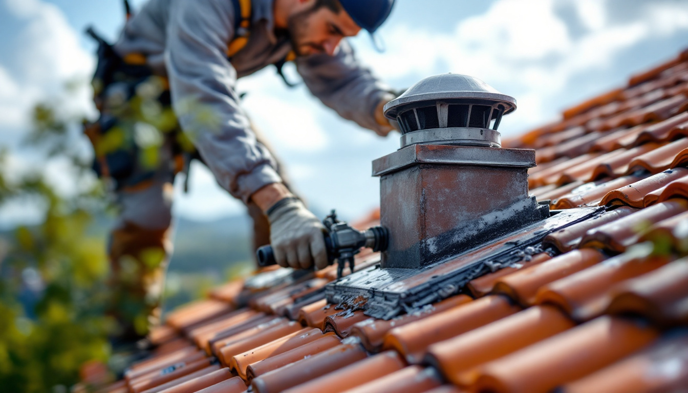 Évacuation hotte toiture tuile : installons la solution idéale