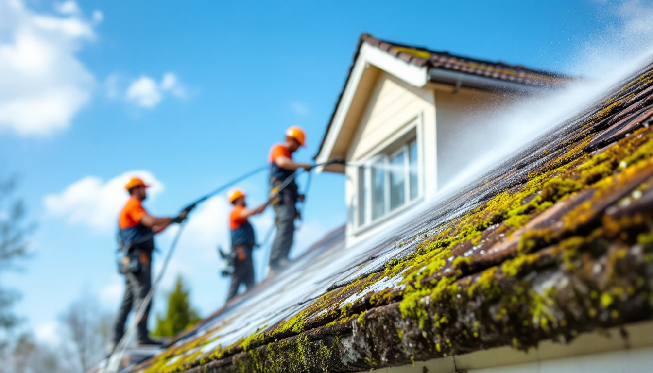 Demoussage toiture et façade : protégez votre maison efficacement