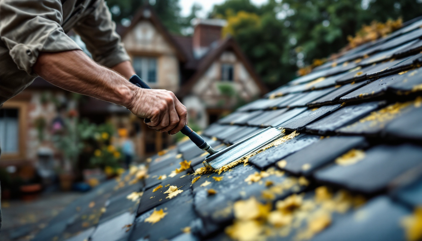 Peinture toiture ardoise : protection et esthétique pour votre maison