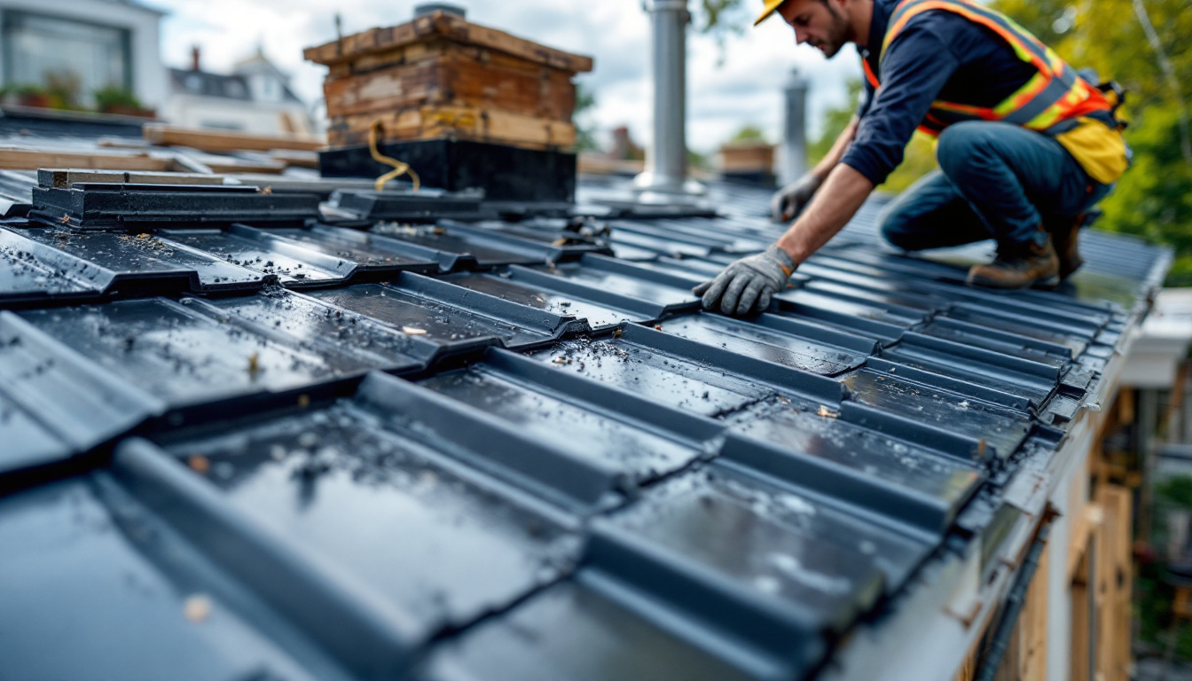 Toiture zinc anthracite : esthétique moderne et durabilité assurée